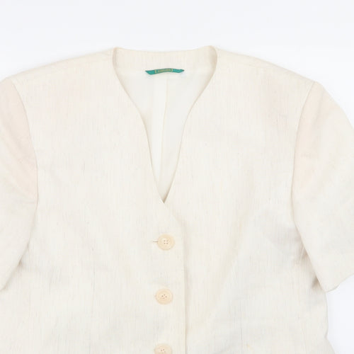 CANADA  Womens Ivory   Jacket Blazer Size 14