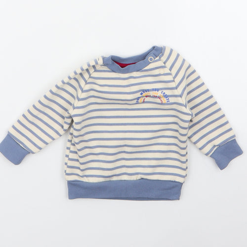 Primark Boys Multicoloured Striped  Pullover Jumper Size 3-6 Months