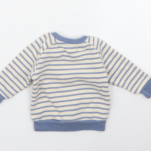 Primark Boys Multicoloured Striped  Pullover Jumper Size 3-6 Months