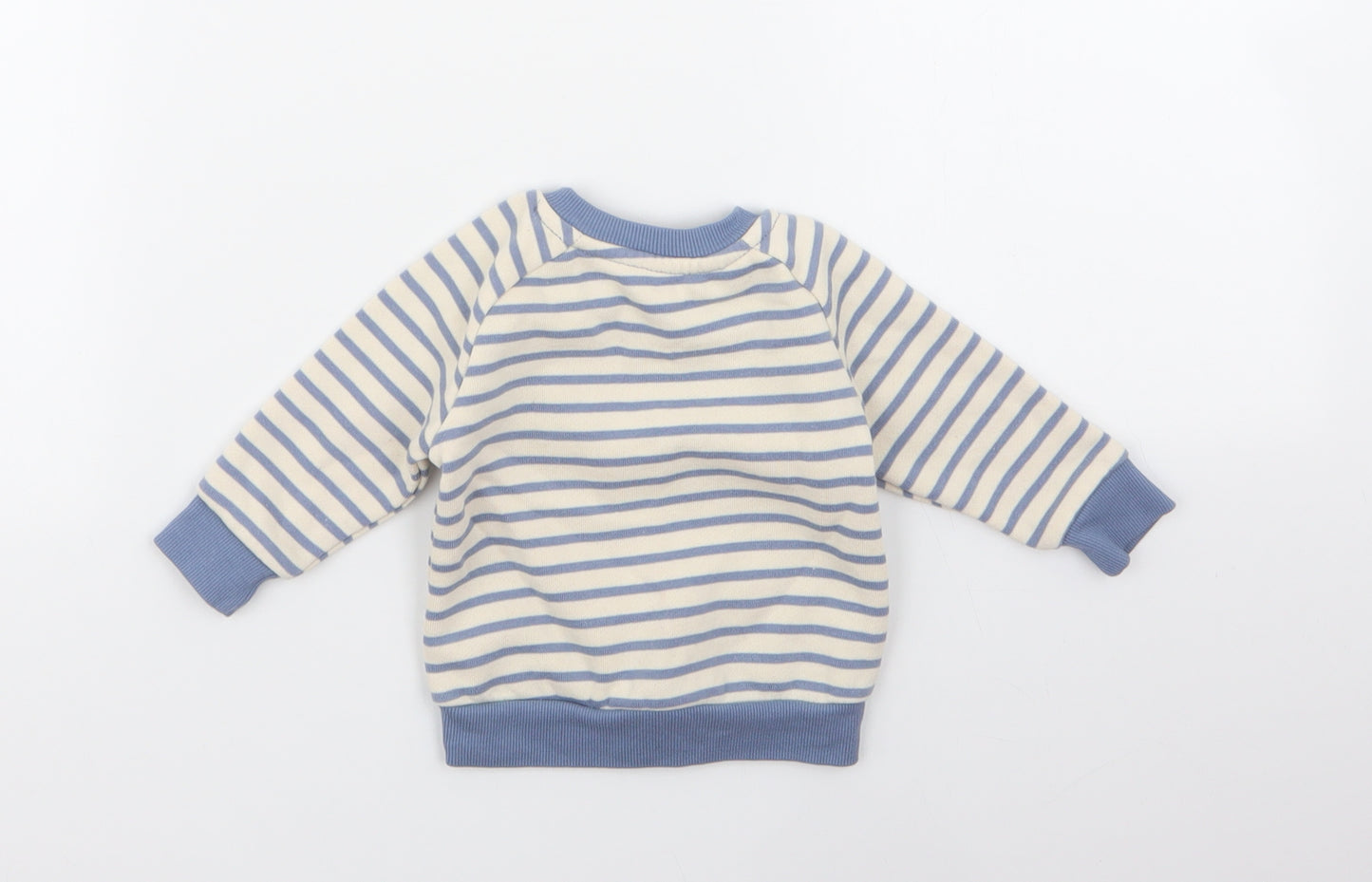 Primark Boys Multicoloured Striped  Pullover Jumper Size 3-6 Months