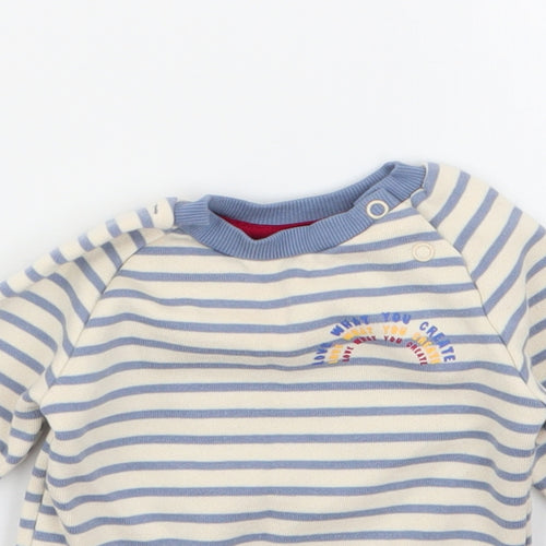 Primark Boys Multicoloured Striped  Pullover Jumper Size 3-6 Months