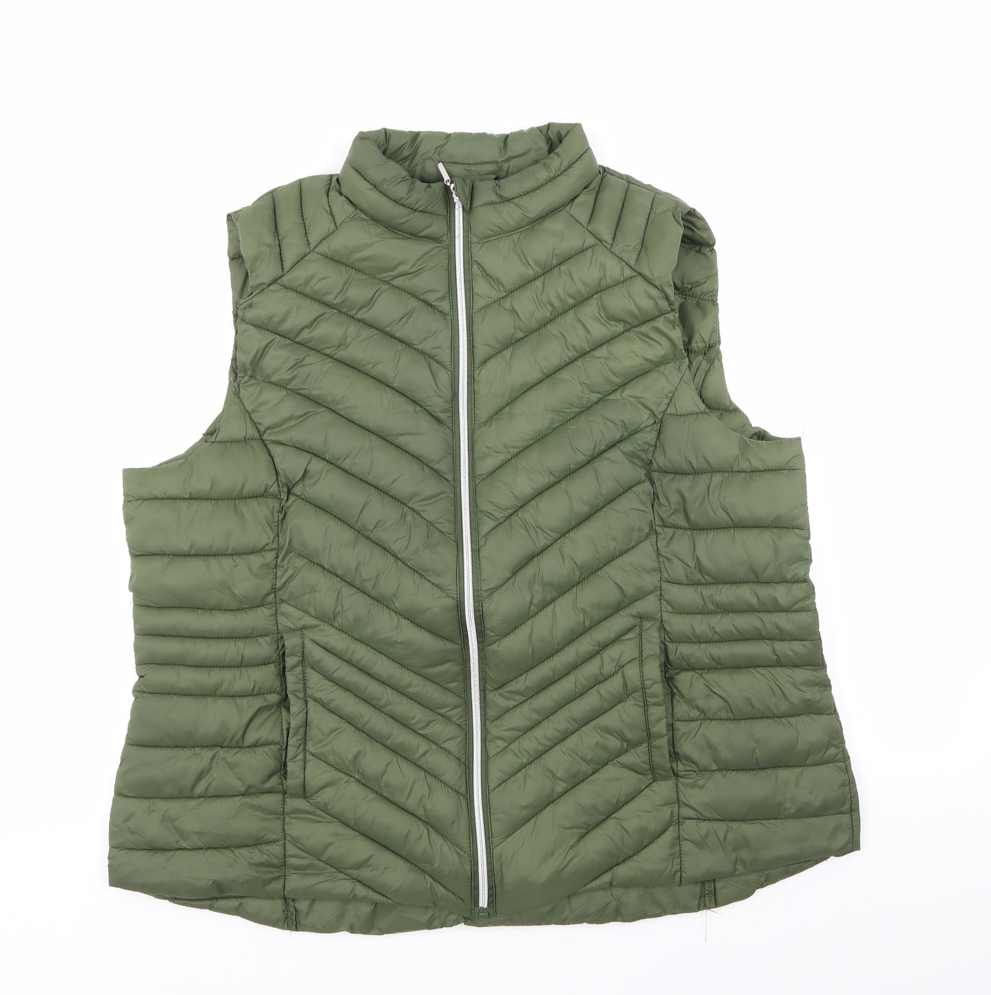 Capsule  Womens Green   Gilet Coat Size 20