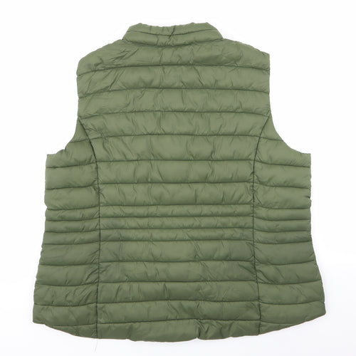 Capsule  Womens Green   Gilet Coat Size 20