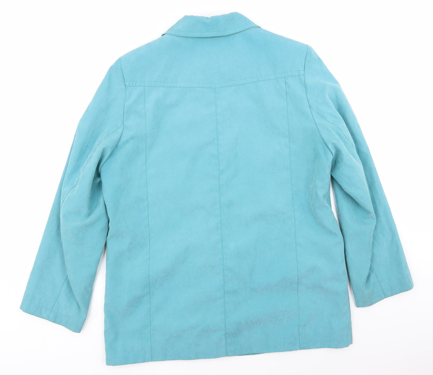EWM Womens Blue   Jacket Coat Size 14