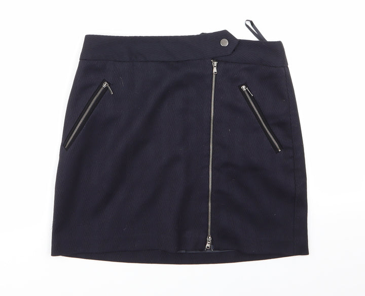 NEXT Womens Blue Flare Skirt Size 8