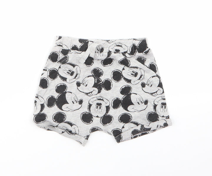 George Boys Grey Animal Print Capri Trousers Size 12-18 Months