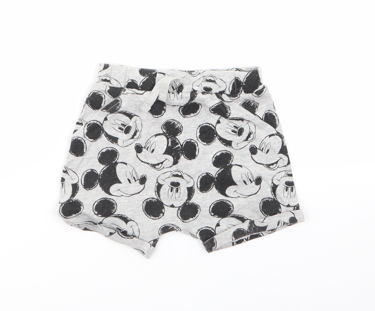 George Boys Grey Animal Print  Capri Trousers Size 12-18 Months