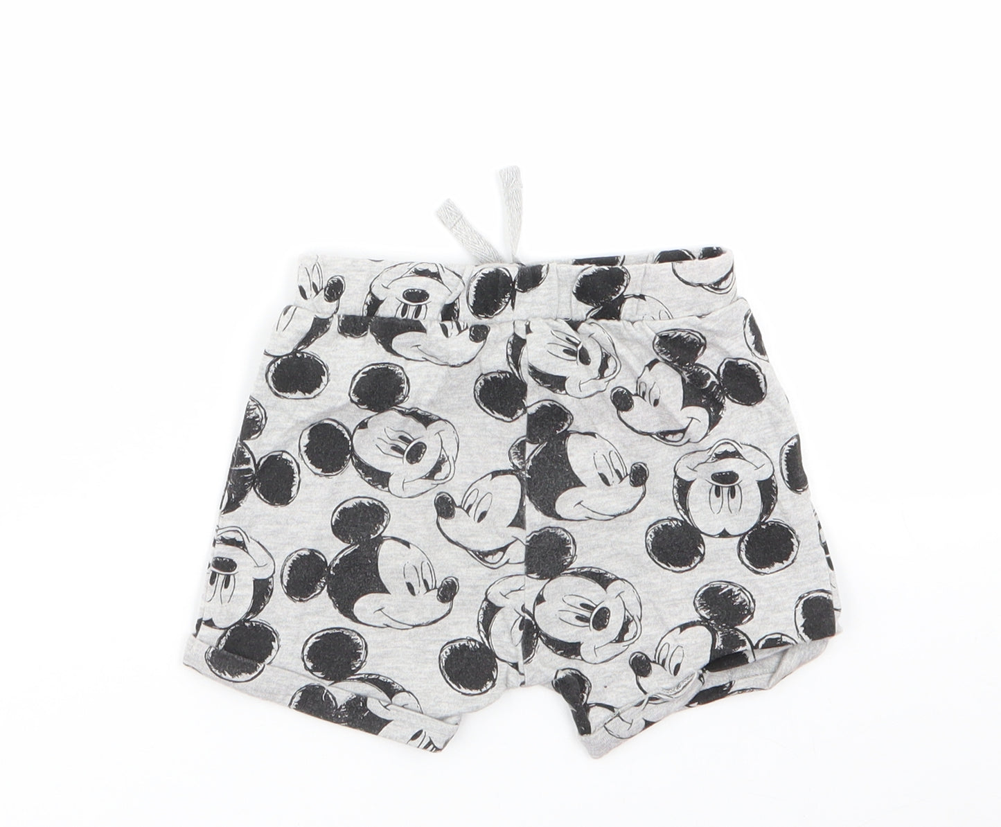 George Boys Grey Animal Print  Capri Trousers Size 12-18 Months