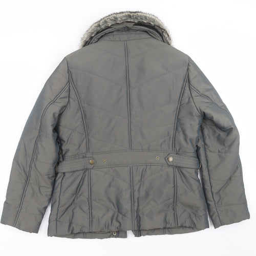 Maine New England Womens Green   Jacket Coat Size 14