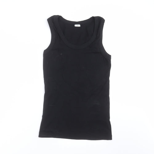 ETHEL AUSTIN Womens Black   Basic Tank Size 16