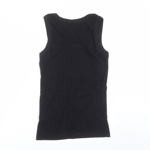 ETHEL AUSTIN Womens Black   Basic Tank Size 16