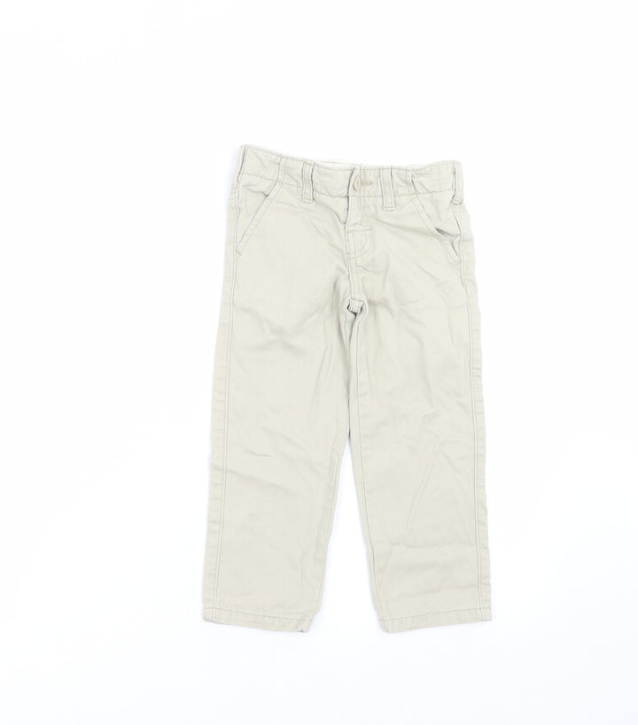 Indigo Collection Boys Beige Capri Jeans Size 2-3 Years