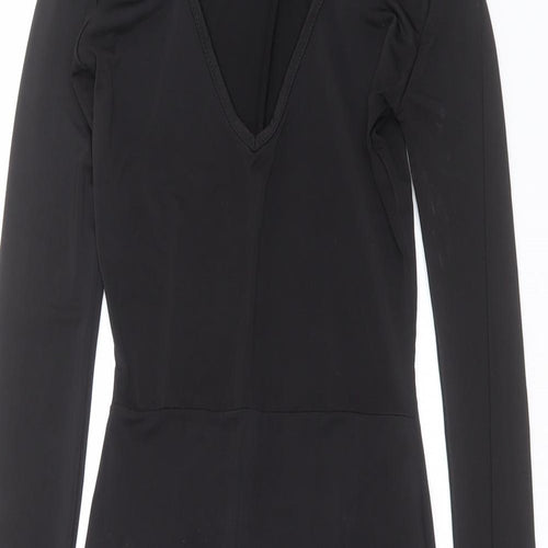 PRETTYLITTLETHING Womens Black   Bodycon  Size 4