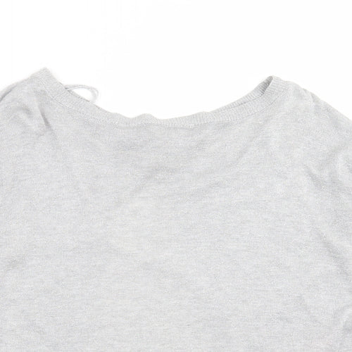Only Our Story Womens Grey   Pullover Jumper Size L