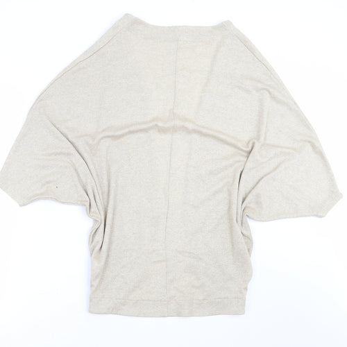 River Island Womens Gold   Cardigan Jumper Size 10