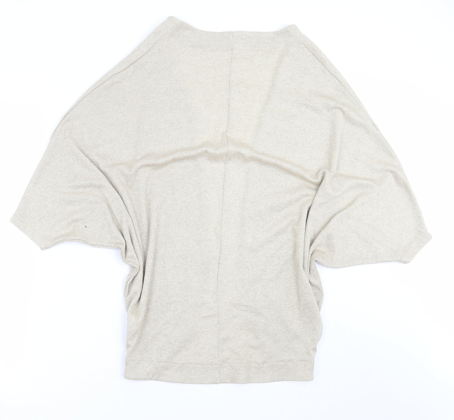 River Island Womens Gold   Cardigan Jumper Size 10