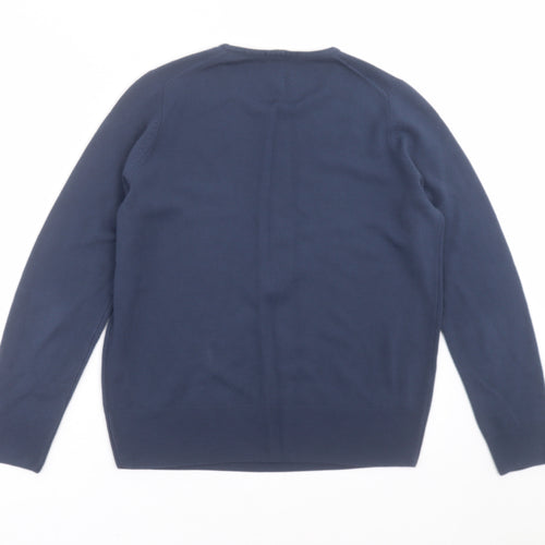 Marks and Spencer Womens Blue  Knit Pullover Jumper Size 14