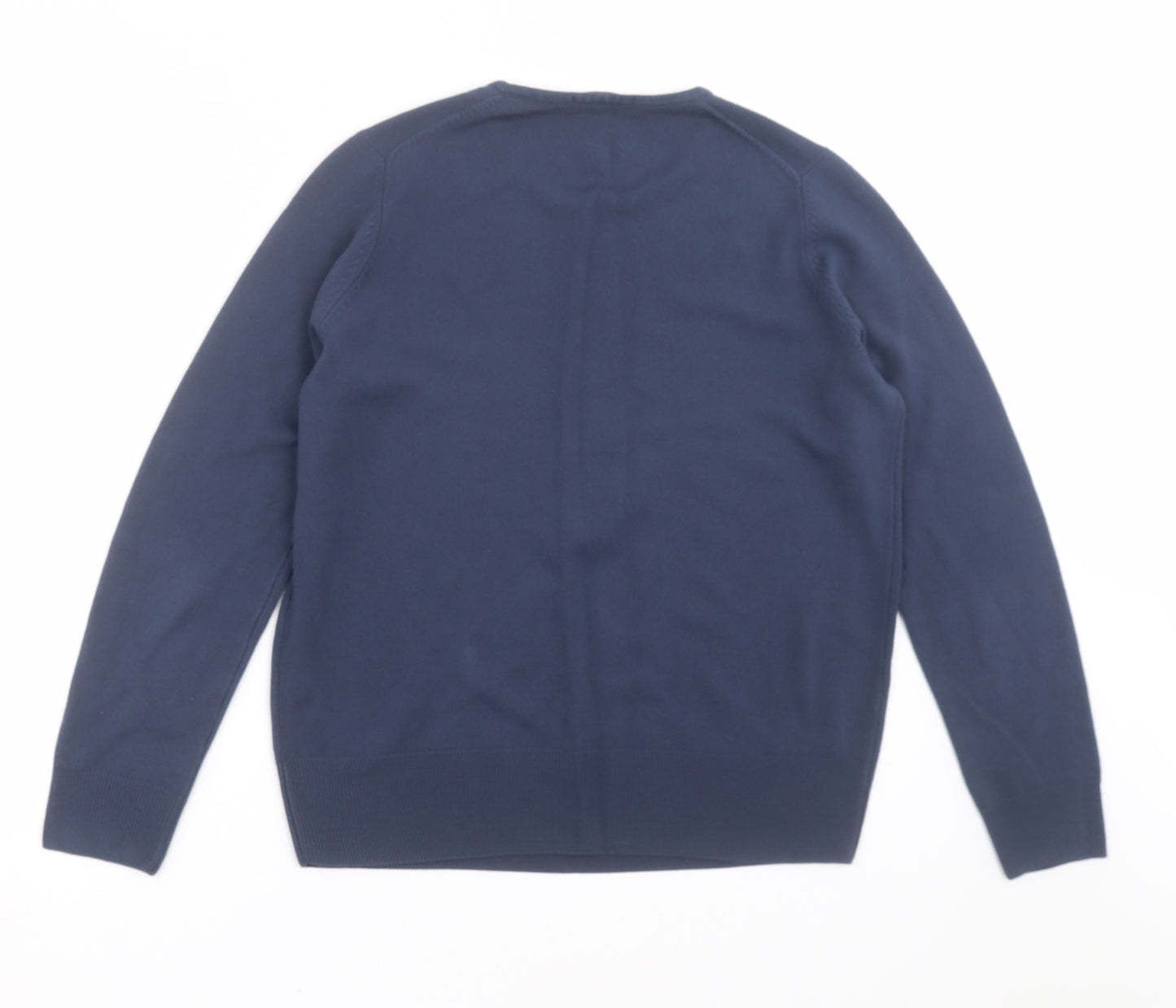 Marks and Spencer Womens Blue  Knit Pullover Jumper Size 14