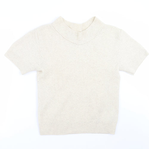 Gap Womens Beige  Knit Pullover Jumper Size S