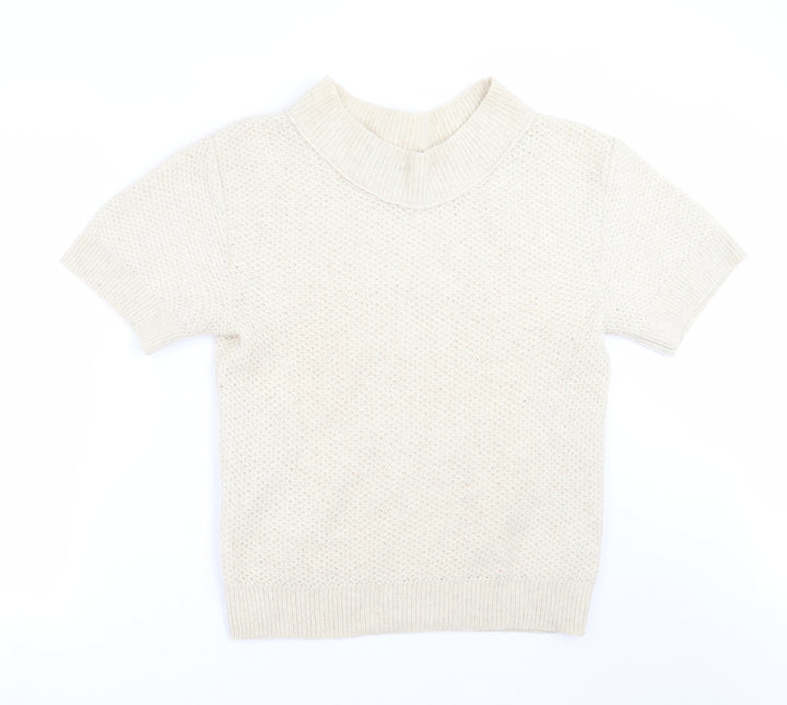 Gap Womens Beige Knit Pullover Jumper Size S
