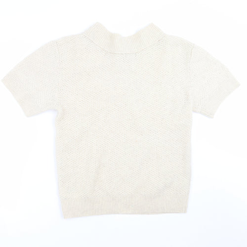 Gap Womens Beige  Knit Pullover Jumper Size S