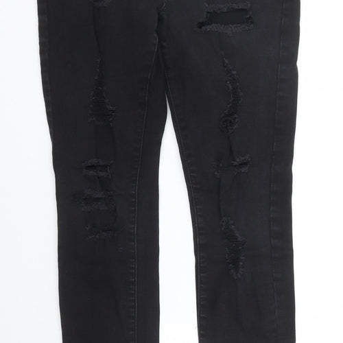 Rockn Rev Womens Black  Denim Skinny Jeans Size 12 L27 in