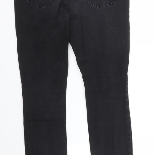 Rockn Rev Womens Black  Denim Skinny Jeans Size 12 L27 in