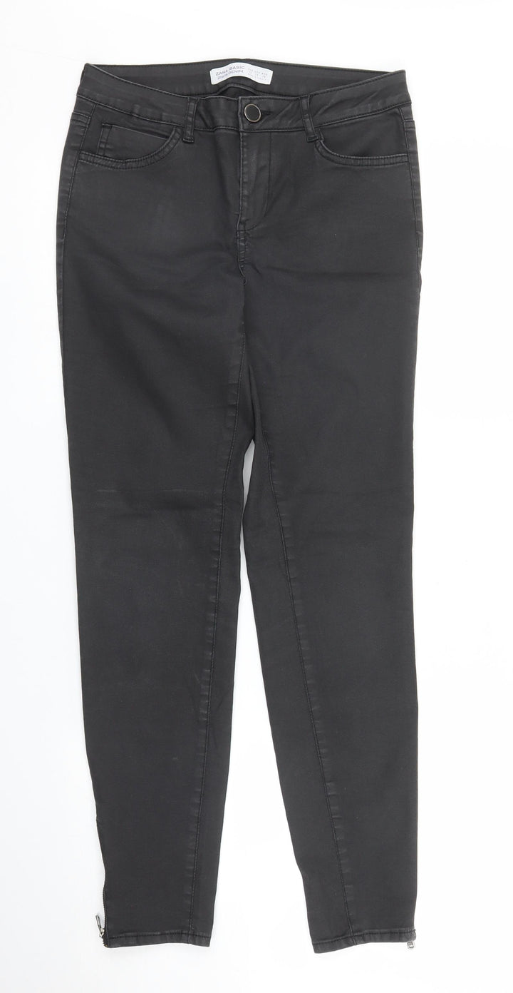 Zara Womens Black Skinny Jeans Size 8 L27 in