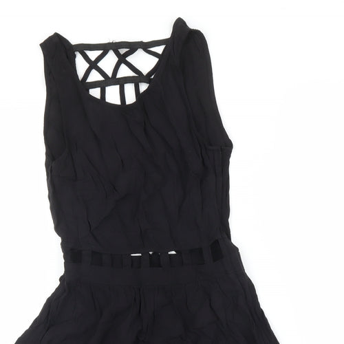 H&M Womens Black   A-Line  Size 8