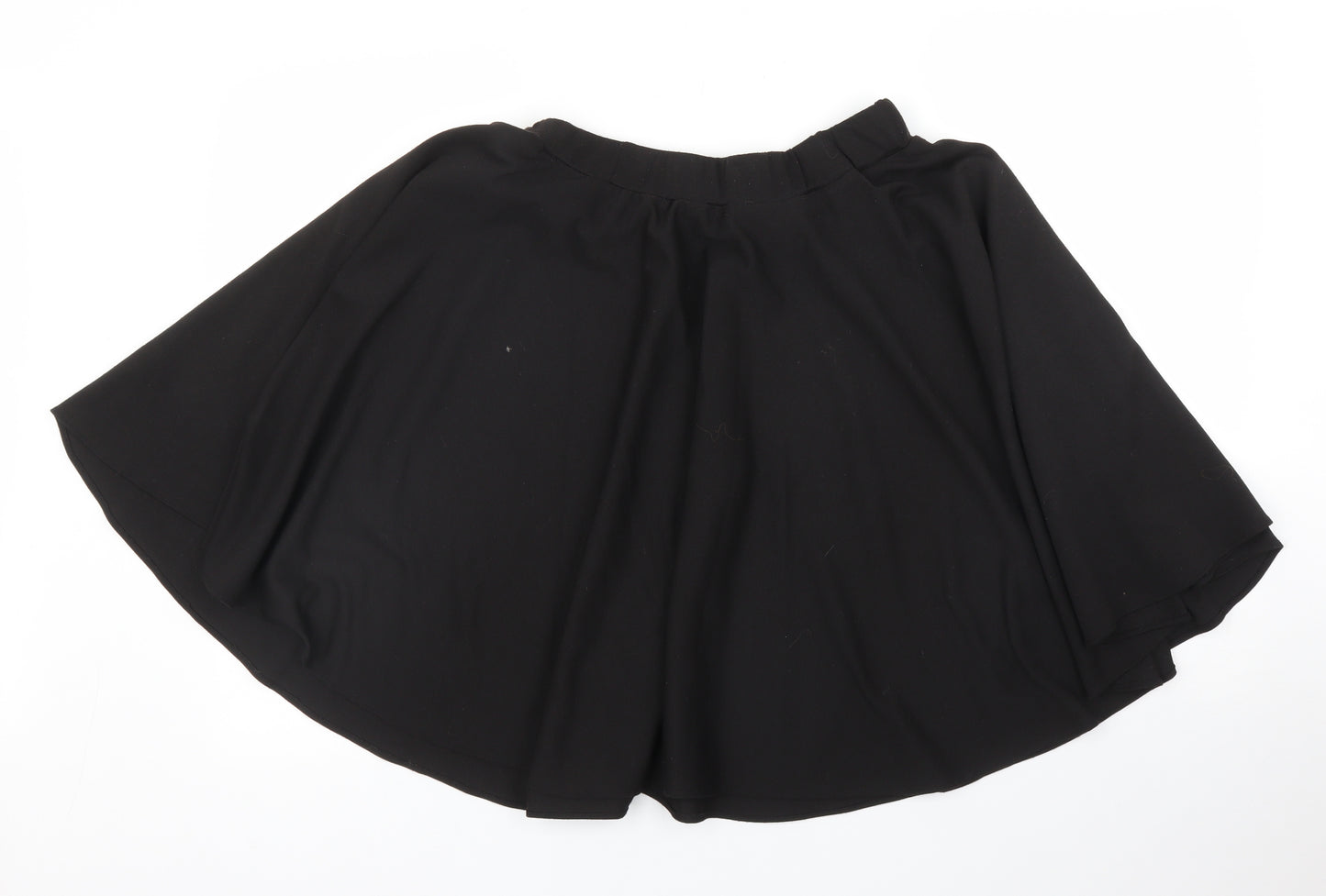 Preworn Womens Black   A-Line Skirt Size L