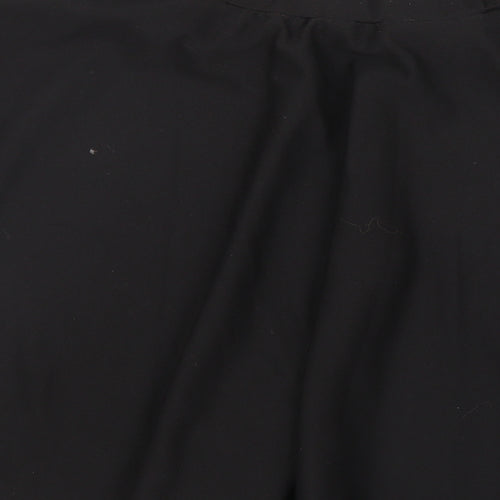 Preworn Womens Black   A-Line Skirt Size L
