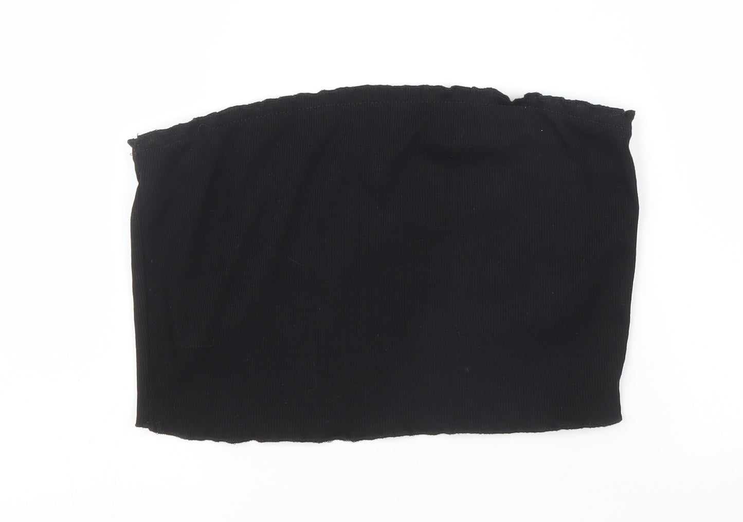 SheIn Womens Black   Cropped Blouse Size L  - Boob tube