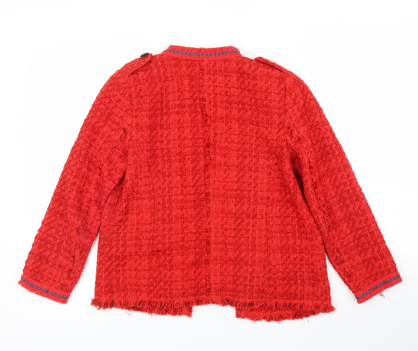 NEXT Womens Red   Jacket Blazer Size 10  - Chanel jacket