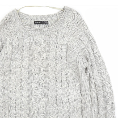Primark Womens Grey   Pullover Jumper Size 12