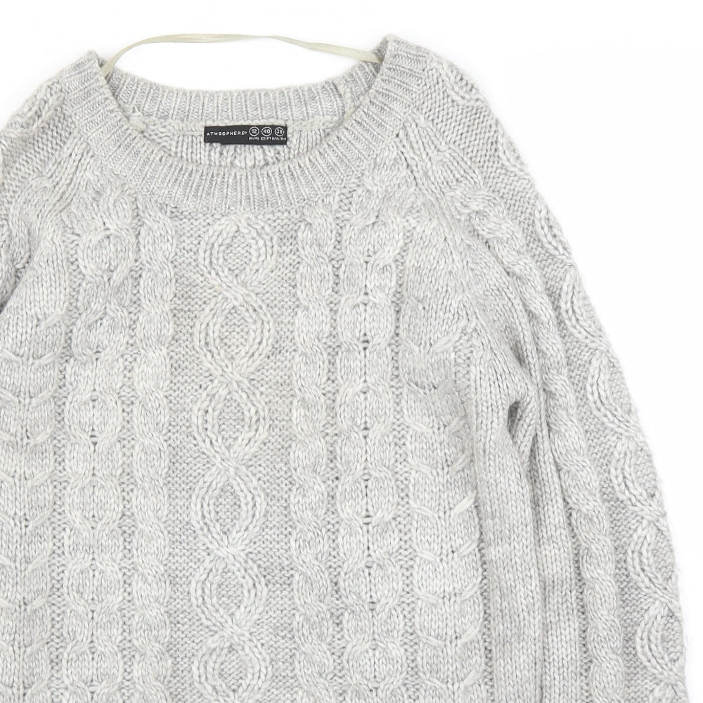 Primark Womens Grey   Pullover Jumper Size 12
