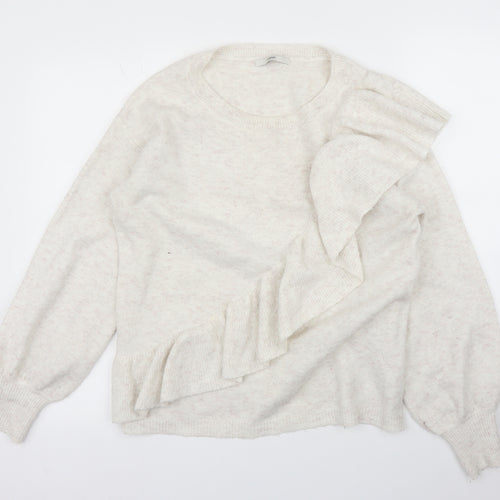 George Womens White   Pullover Jumper Size 14