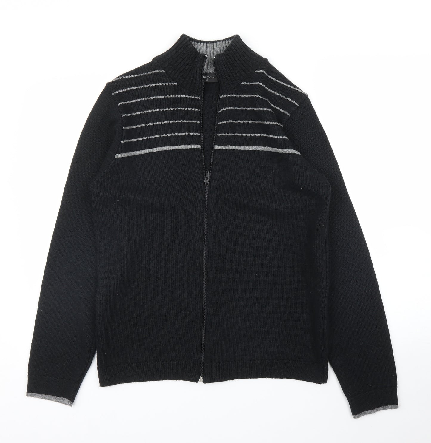 Burton Mens Black   Full Zip Jumper Size S