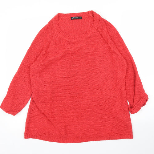 International Womens Red   Pullover Jumper Size 16