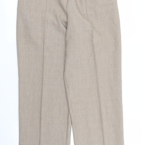 M&S Womens Brown   Trousers  Size 12 L30 in