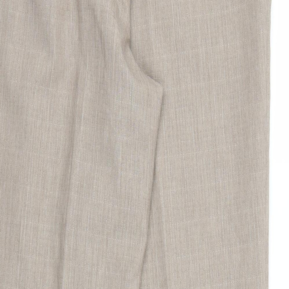 M&S Womens Brown   Trousers  Size 12 L30 in