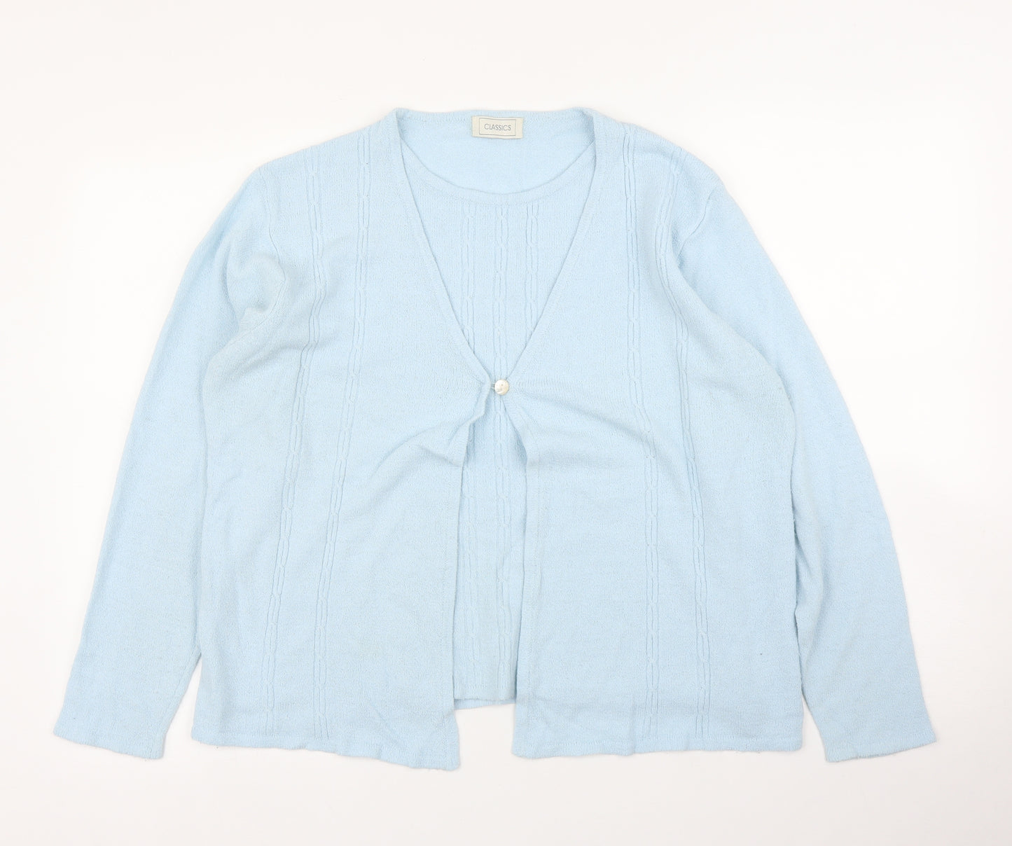 Classics Womens Blue   Pullover Jumper Size 14