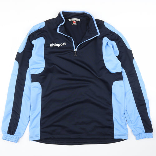 Uhlsport Mens Blue   Pullover Jumper Size L