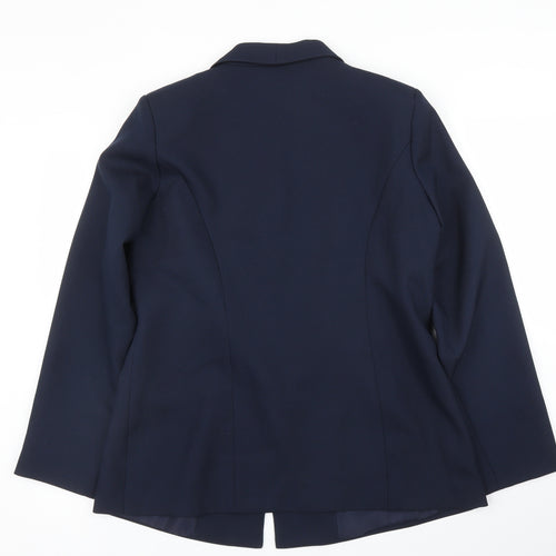 Damart Womens Blue   Jacket Suit Jacket Size 14
