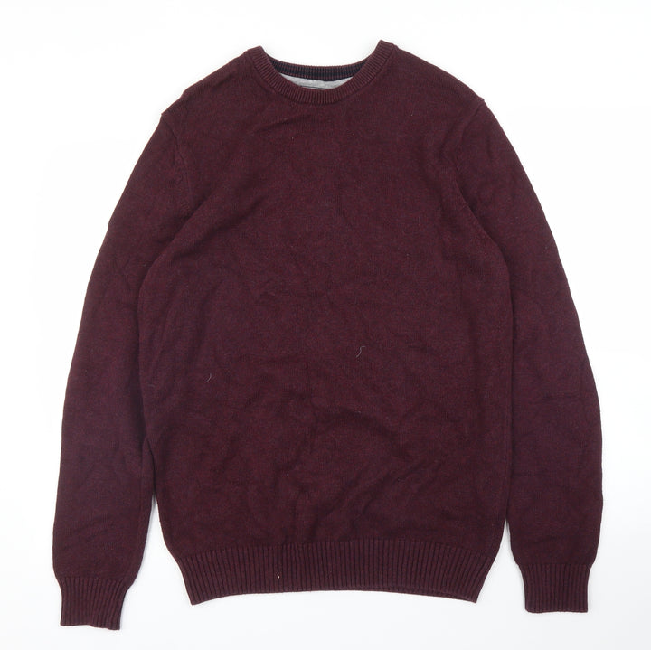 Debenhams Mens Purple Pullover Jumper Size M