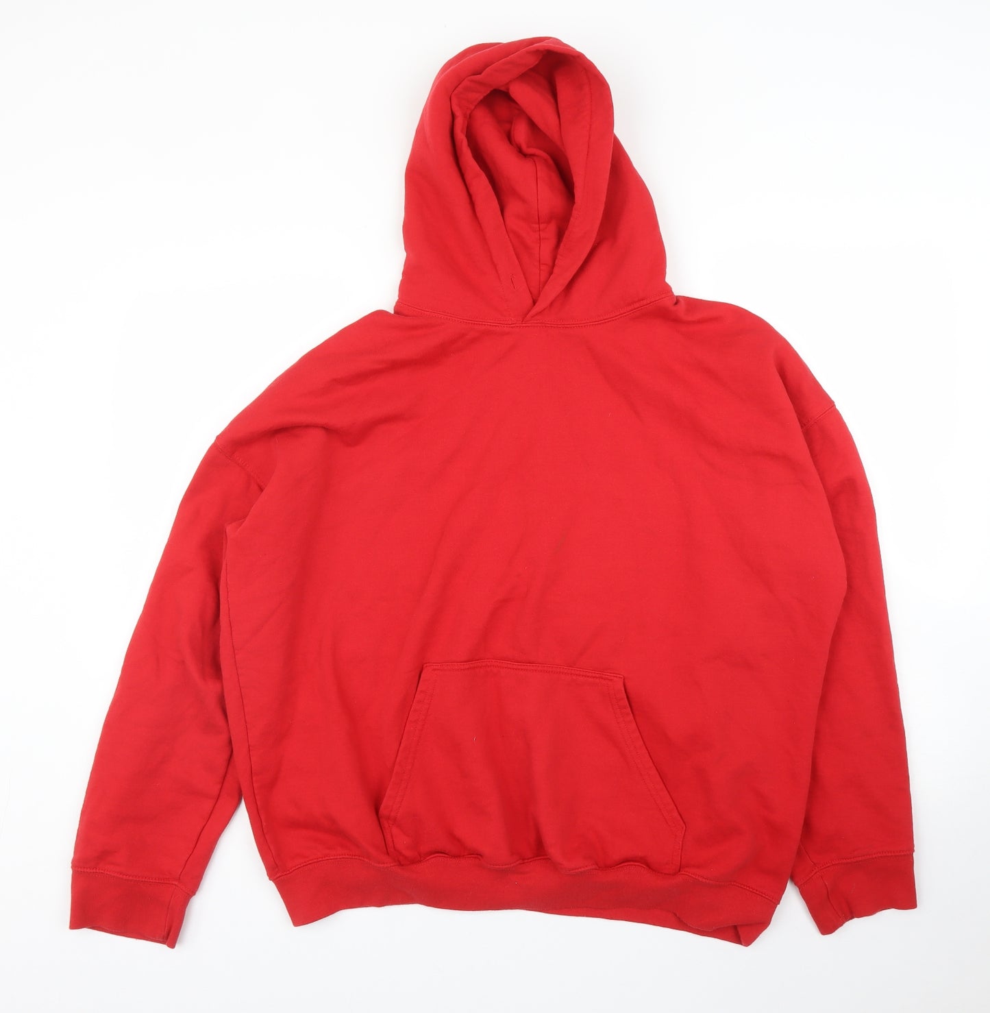 Preworn Mens Red   Pullover Hoodie Size XL