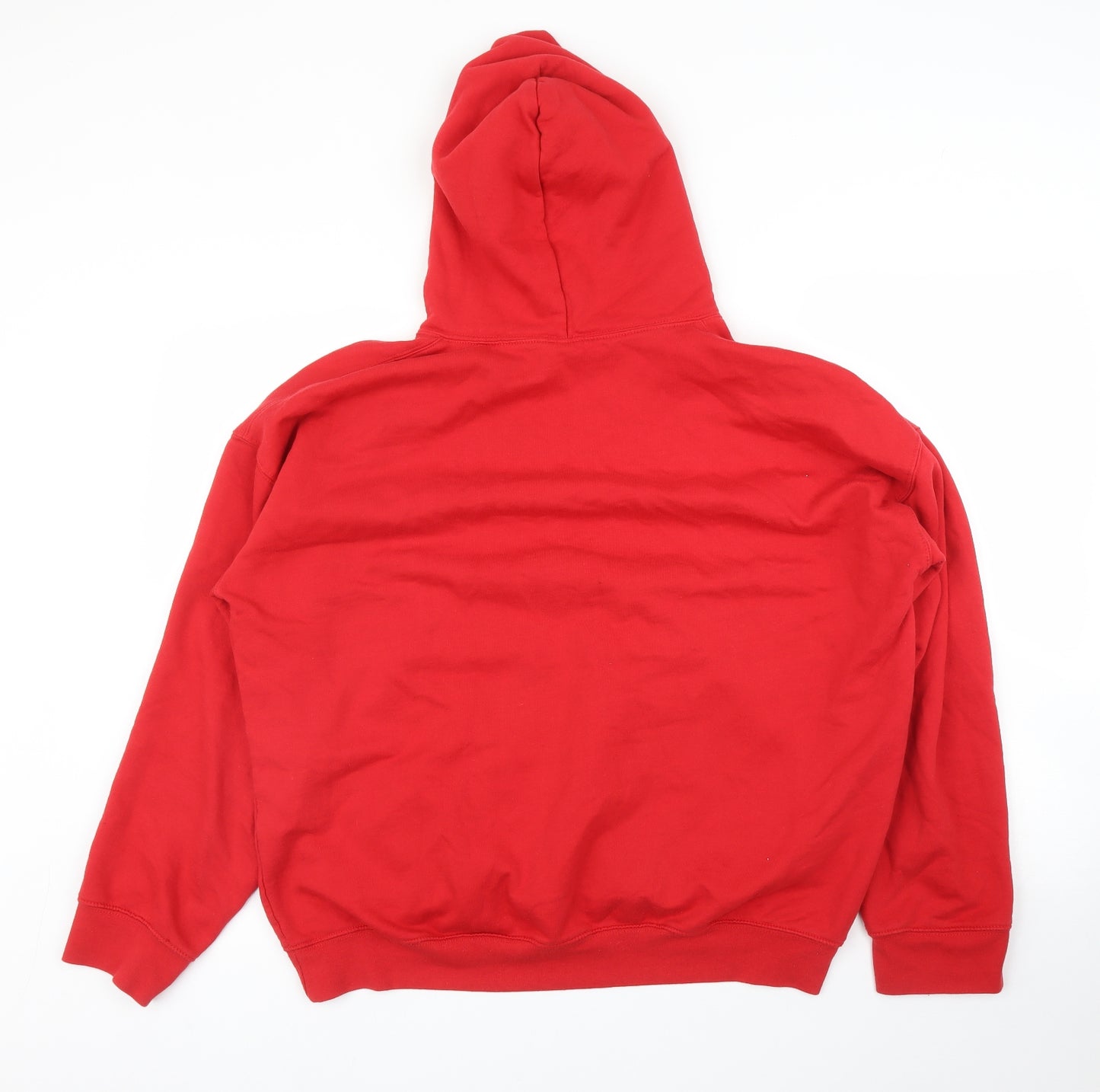 Preworn Mens Red   Pullover Hoodie Size XL