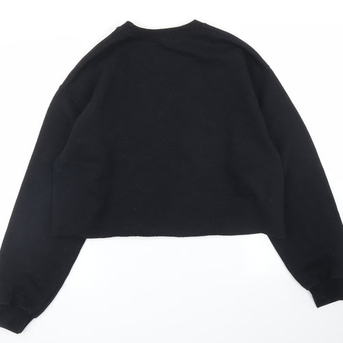 Topshop Womens Black   Pullover Jumper Size M