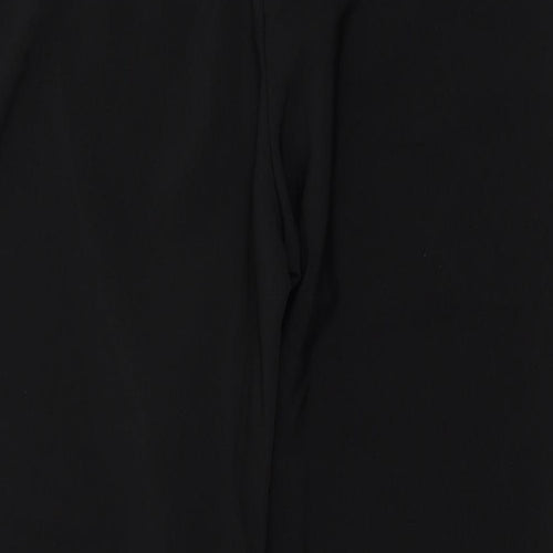 b younq Womens Black   Cropped Trousers Size 14 L22.5 in