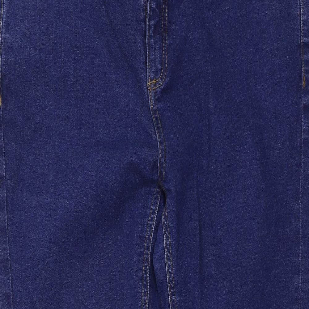 Peacocks Womens Blue   Straight Jeans Size 14 L25 in
