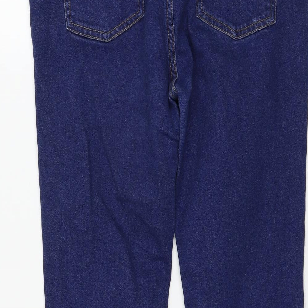 Peacocks Womens Blue   Straight Jeans Size 14 L25 in